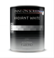Projection Screen Coating Paint on Screen Water Based And Low Voc Eco-friendly Radiant White
