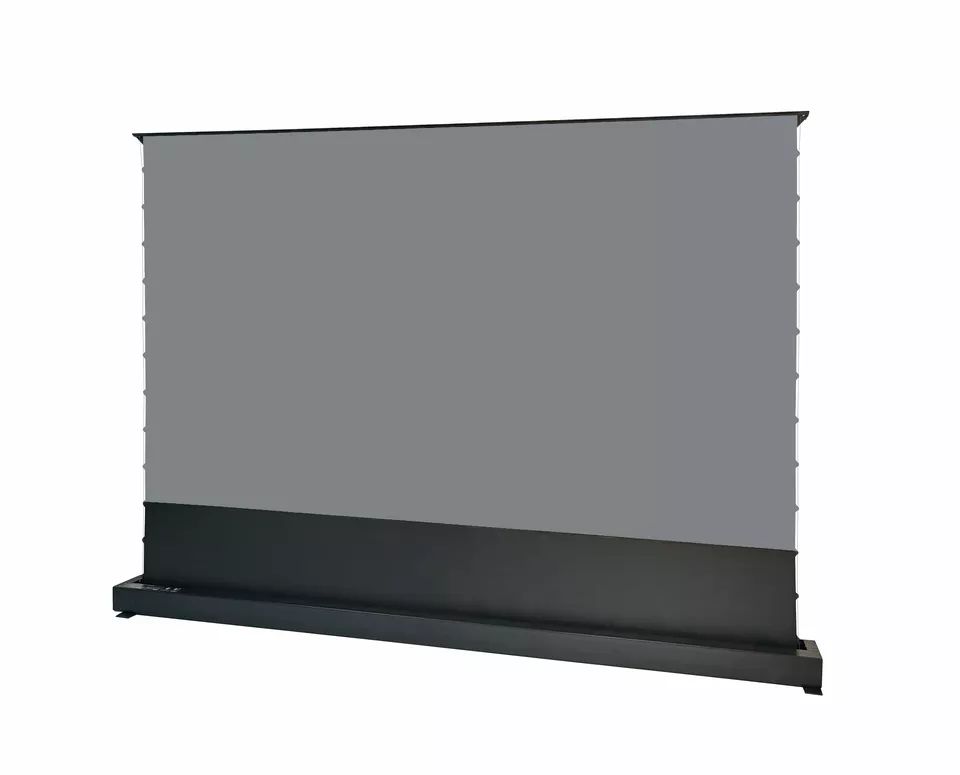 120" Laser TV Projector Screen Motorized Floor Rising PET UST ALR Tab Tension Screen Suitable For Home Theater